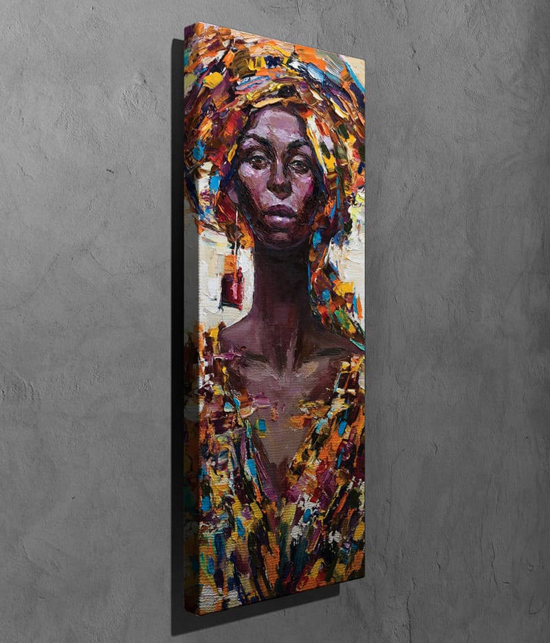 Koristeellinen Canvastaulu 30x80 cm - Monivärinen - Sisustustuotteet - Taulu & taide - Canvas-taulu