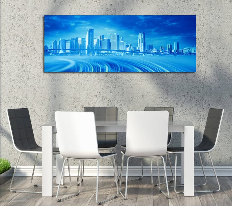 Koristeellinen Canvastaulu 30x80 cm - Monivärinen - Sisustustuotteet - Taulu & taide - Canvas-taulu