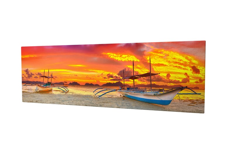 Koristeellinen Canvastaulu 30x80 cm - Monivärinen - Sisustustuotteet - Taulu & taide - Canvas-taulu
