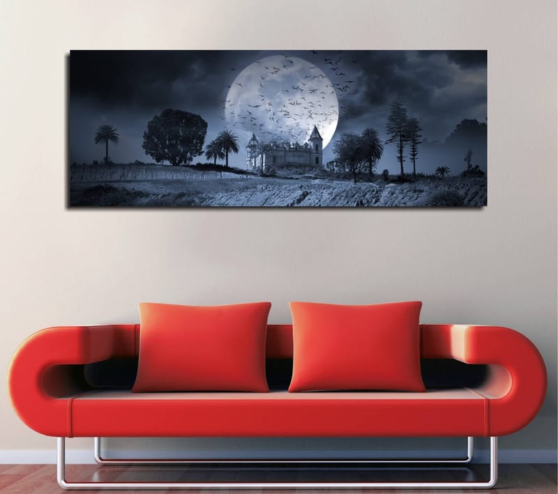 Koristeellinen Canvastaulu 30x80 cm - Monivärinen - Sisustustuotteet - Taulu & taide - Canvas-taulu