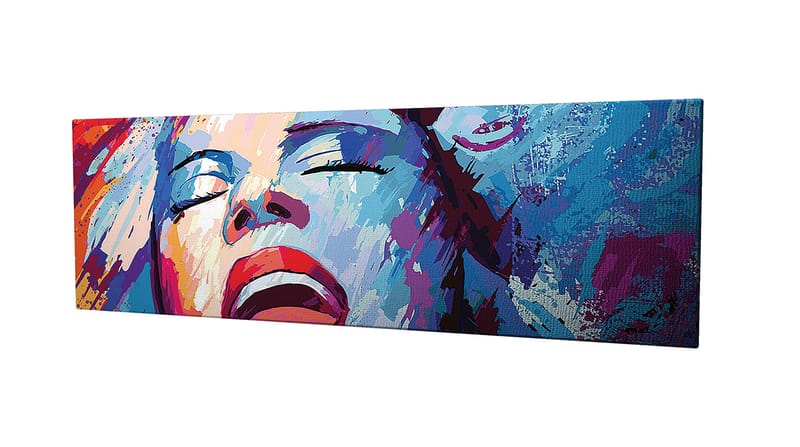 Koristeellinen Canvastaulu 30x80 cm - Monivärinen - Sisustustuotteet - Taulu & taide - Canvas-taulu