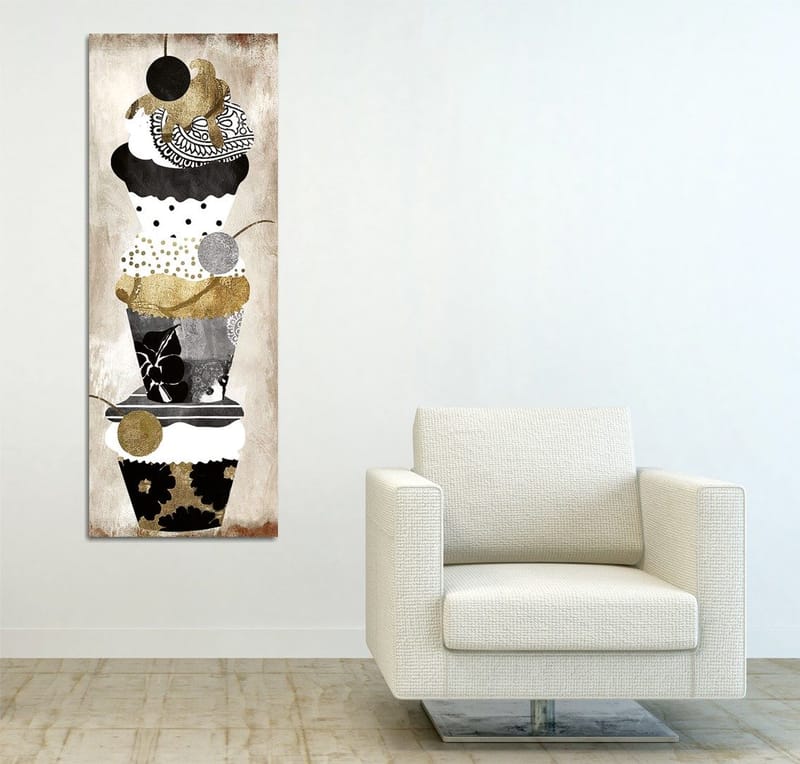 Koristeellinen Canvastaulu 30x80 cm, Monivärinen