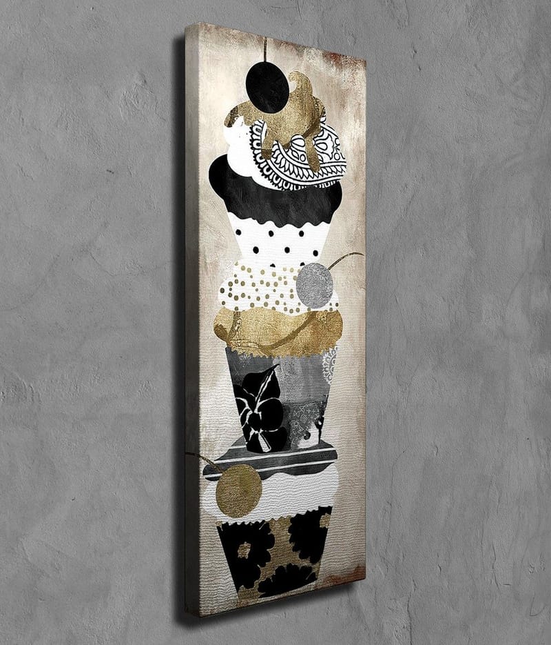 Koristeellinen Canvastaulu 30x80 cm - Monivärinen - Sisustustuotteet - Taulu & taide - Canvas-taulu