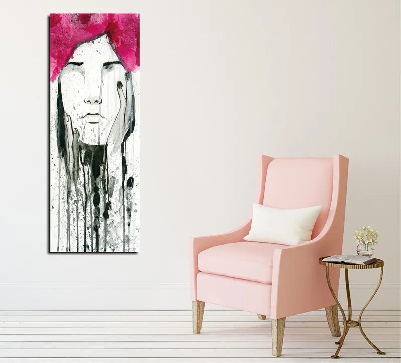 Koristeellinen Canvastaulu 30x80 cm, Monivärinen