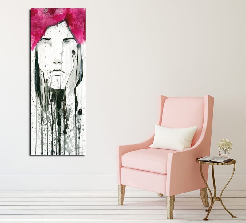 Koristeellinen Canvastaulu 30x80 cm, Monivärinen