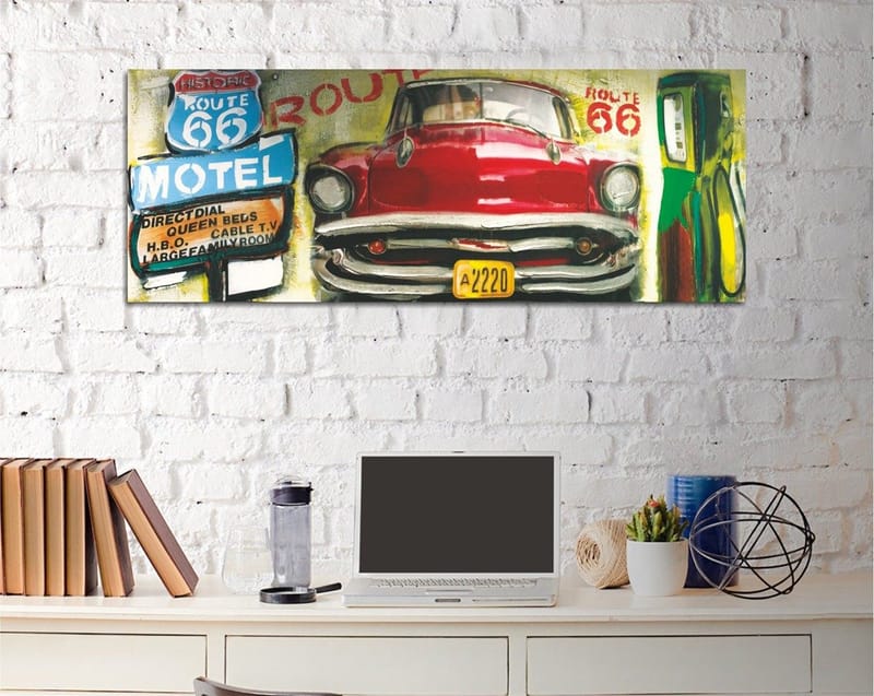 Koristeellinen Canvastaulu 30x80 cm, Monivärinen