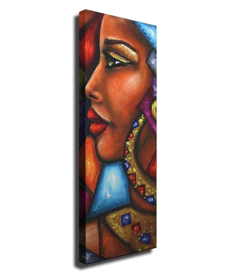 Koristeellinen Canvastaulu 30x80 cm - Monivärinen - Sisustustuotteet - Taulu & taide - Canvas-taulu