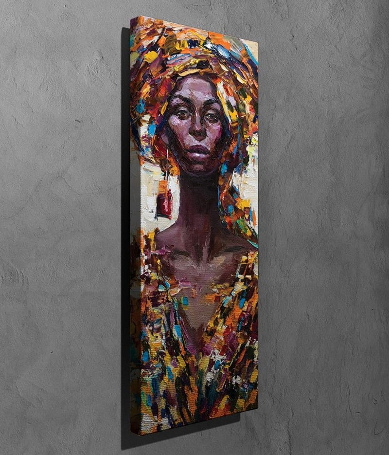 Koristeellinen Canvastaulu 30x80 cm - Monivärinen - Sisustustuotteet - Taulu & taide - Canvas-taulu