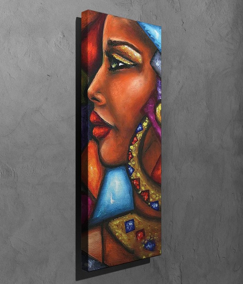 Koristeellinen Canvastaulu 30x80 cm - Monivärinen - Sisustustuotteet - Taulu & taide - Canvas-taulu