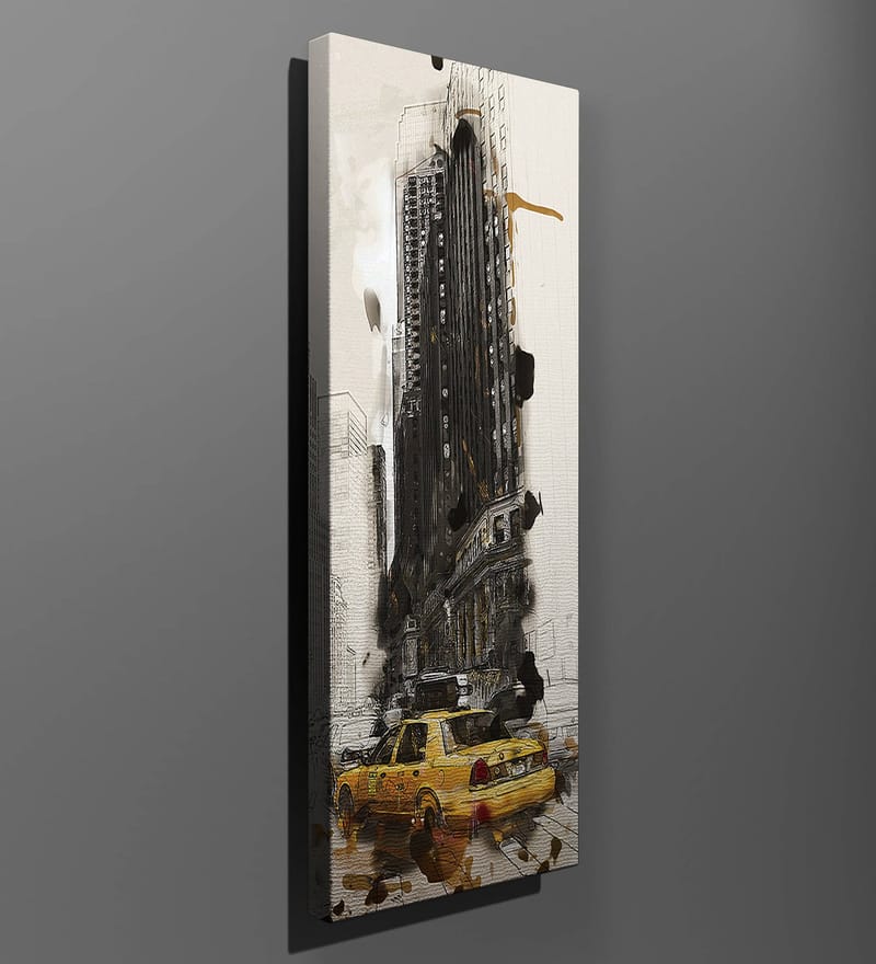 Koristeellinen Canvastaulu 30x80 cm - Monivärinen - Sisustustuotteet - Taulu & taide - Canvas-taulu