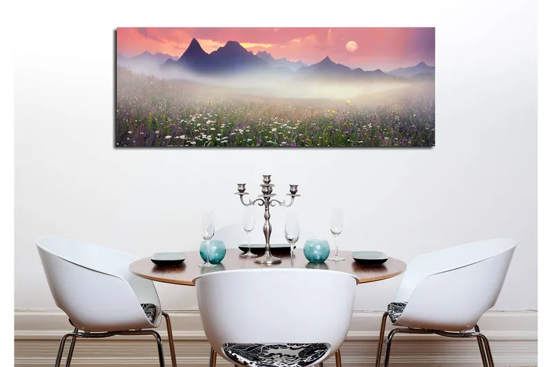 Koristeellinen Canvastaulu 30x80 cm - Monivärinen - Sisustustuotteet - Taulu & taide - Canvas-taulu