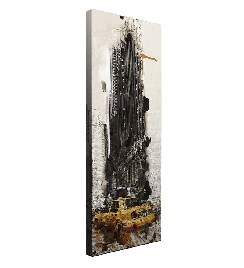 Koristeellinen Canvastaulu 30x80 cm - Monivärinen - Sisustustuotteet - Taulu & taide - Canvas-taulu