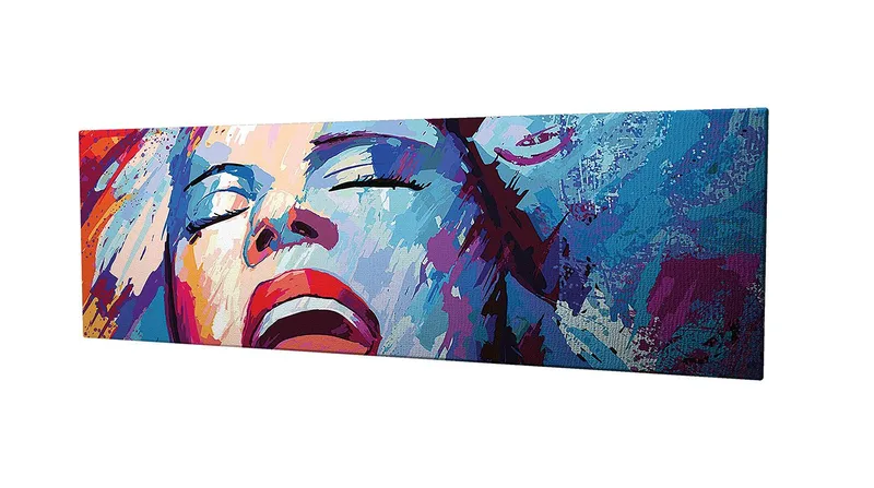 Koristeellinen Canvastaulu 30x80 cm - Monivärinen - Sisustustuotteet - Taulu & taide - Canvas-taulu