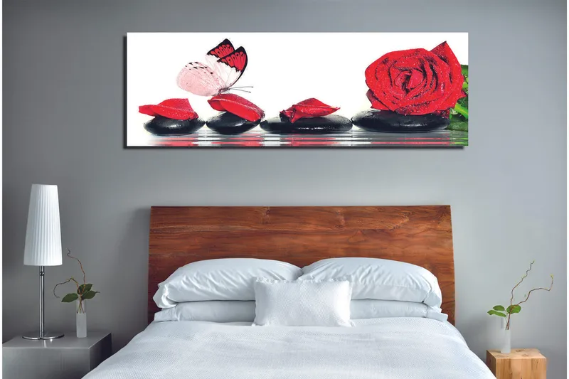 Koristeellinen Canvastaulu 30x80 cm - Monivärinen - Sisustustuotteet - Taulu & taide - Canvas-taulu