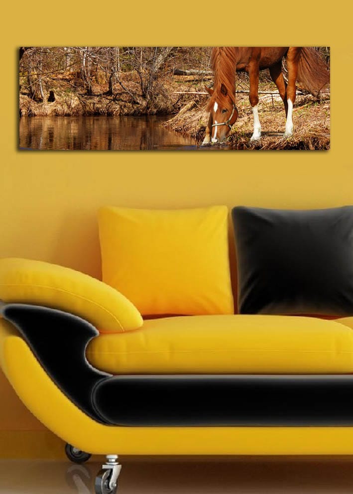 Koristeellinen Canvastaulu 30x90 cm - Monivärinen - Sisustustuotteet - Taulu & taide - Canvas-taulu