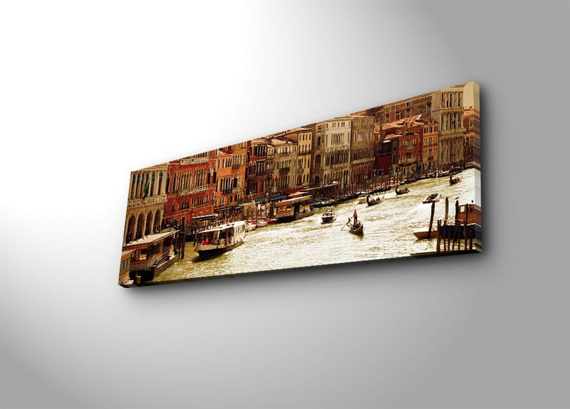 Koristeellinen Canvastaulu 30x90 cm - Monivärinen - Sisustustuotteet - Taulu & taide - Canvas-taulu