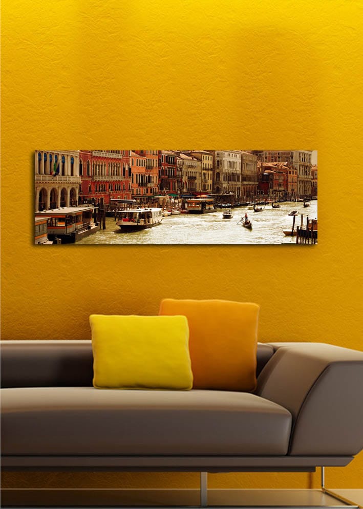 Koristeellinen Canvastaulu 30x90 cm - Monivärinen - Sisustustuotteet - Taulu & taide - Canvas-taulu