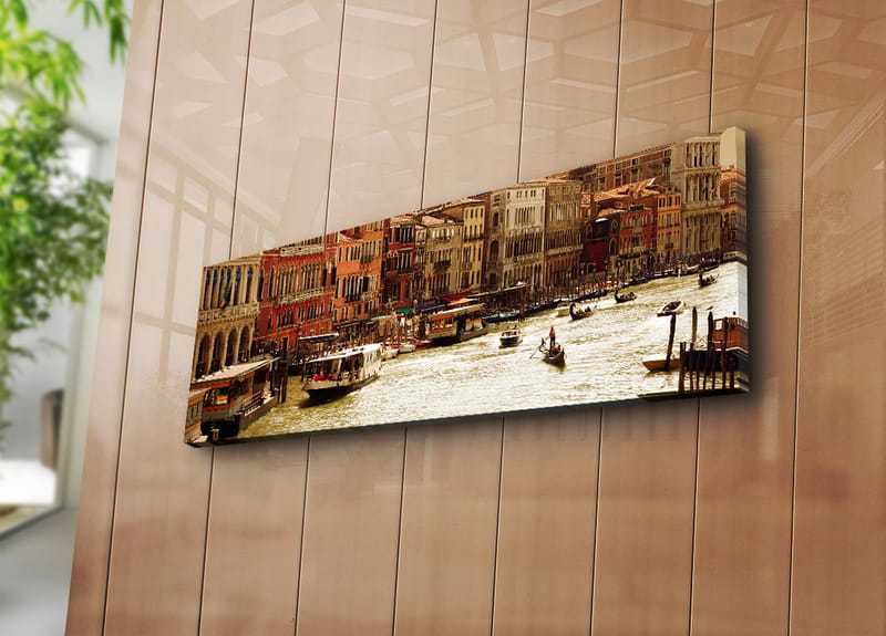Koristeellinen Canvastaulu 30x90 cm - Monivärinen - Sisustustuotteet - Taulu & taide - Canvas-taulu