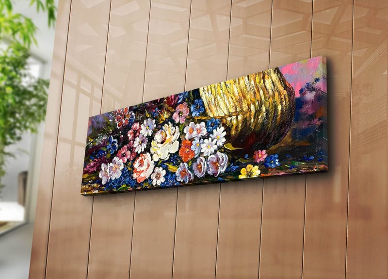 Koristeellinen Canvastaulu 30x90 cm - Monivärinen - Sisustustuotteet - Taulu & taide - Canvas-taulu