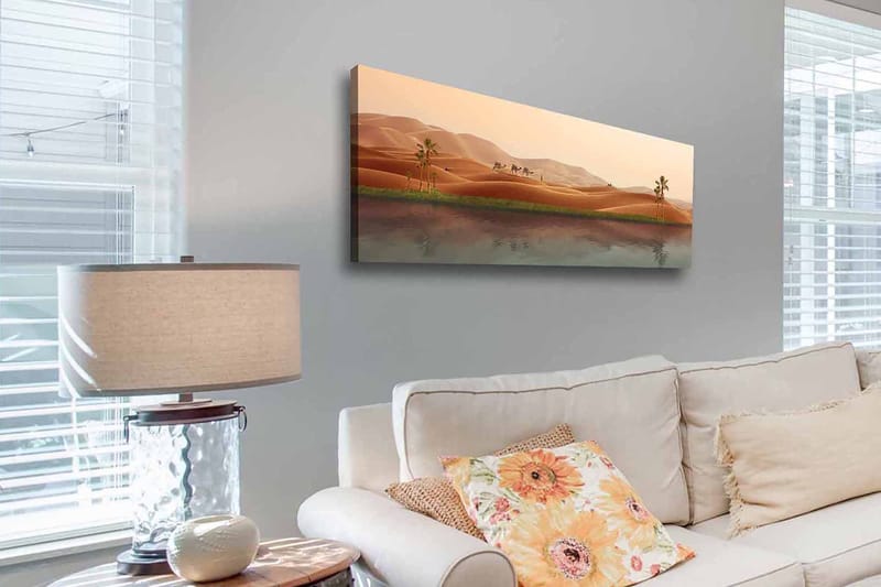 Koristeellinen Canvastaulu 30x90 cm - Monivärinen - Sisustustuotteet - Taulu & taide - Canvas-taulu