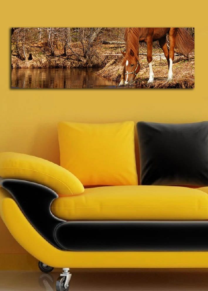 Koristeellinen Canvastaulu 30x90 cm - Monivärinen - Sisustustuotteet - Taulu & taide - Canvas-taulu