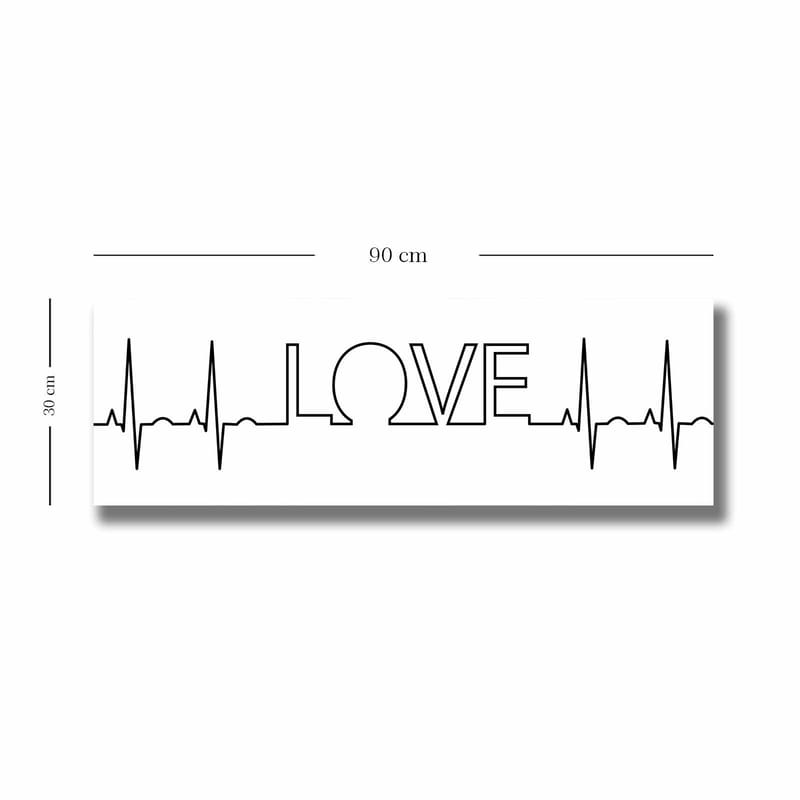 Koristeellinen Canvastaulu 30x90 cm - Monivärinen - Sisustustuotteet - Taulu & taide - Canvas-taulu