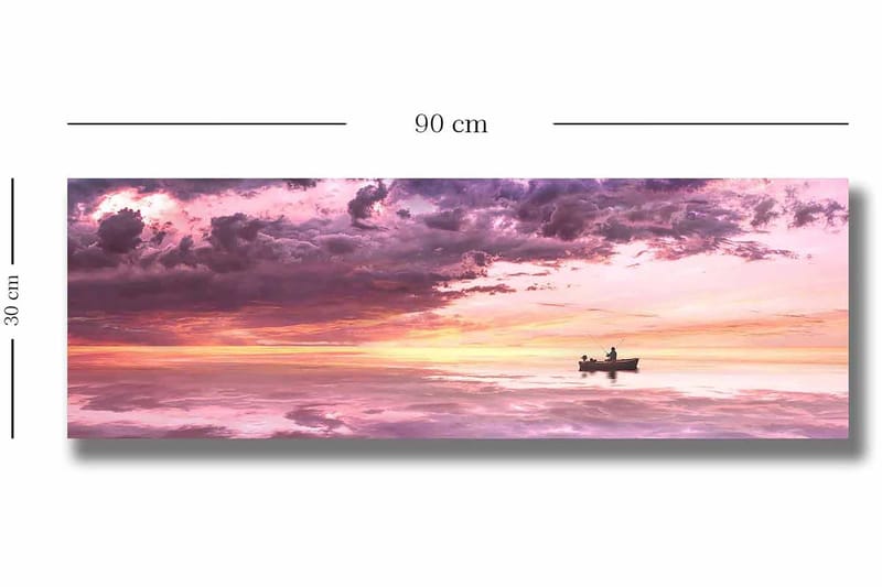 Koristeellinen Canvastaulu 30x90 cm - Monivärinen - Sisustustuotteet - Taulu & taide - Canvas-taulu