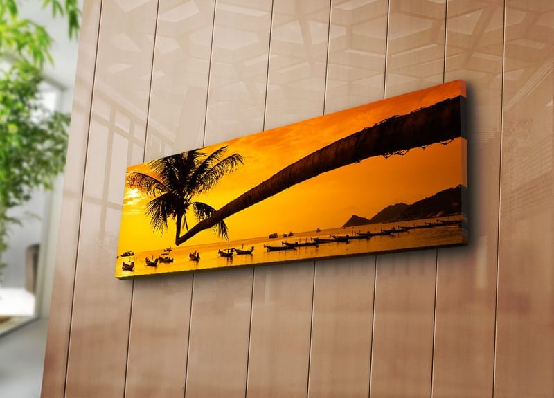 Koristeellinen Canvastaulu 30x90 cm - Monivärinen - Sisustustuotteet - Taulu & taide - Canvas-taulu