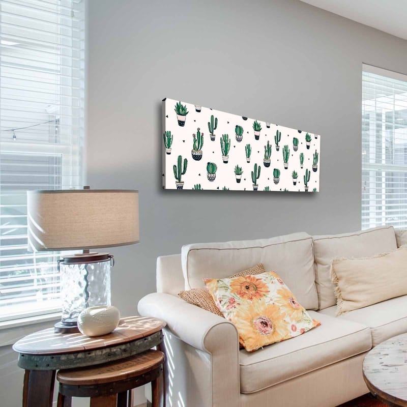 Koristeellinen Canvastaulu 30x90 cm - Monivärinen - Sisustustuotteet - Taulu & taide - Canvas-taulu