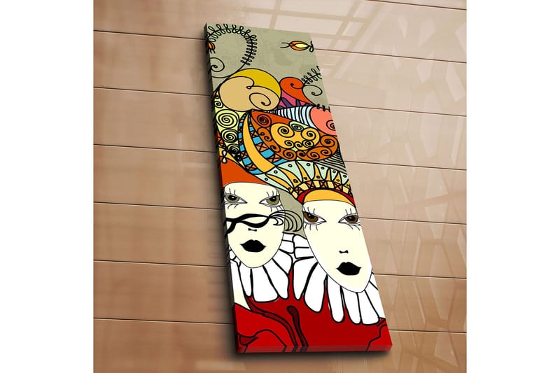 Koristeellinen Canvastaulu 30x90 cm - Monivärinen - Sisustustuotteet - Taulu & taide - Canvas-taulu