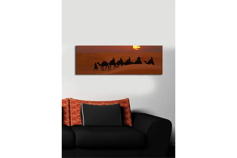 Koristeellinen Canvastaulu 30x90 cm - Monivärinen - Sisustustuotteet - Taulu & taide - Canvas-taulu