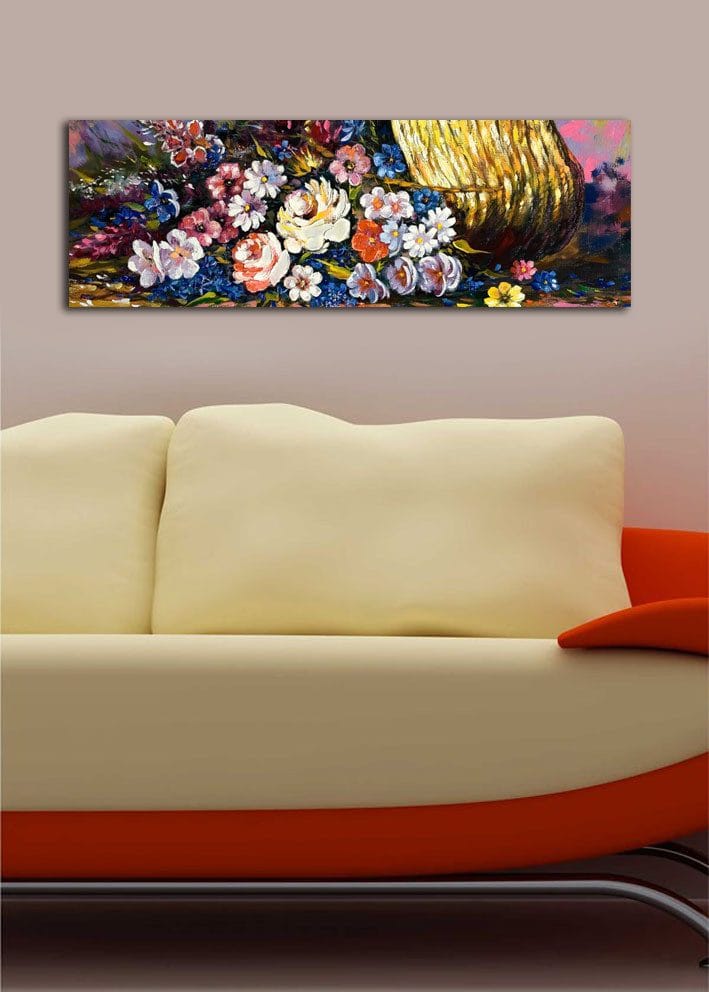 Koristeellinen Canvastaulu 30x90 cm - Monivärinen - Sisustustuotteet - Taulu & taide - Canvas-taulu