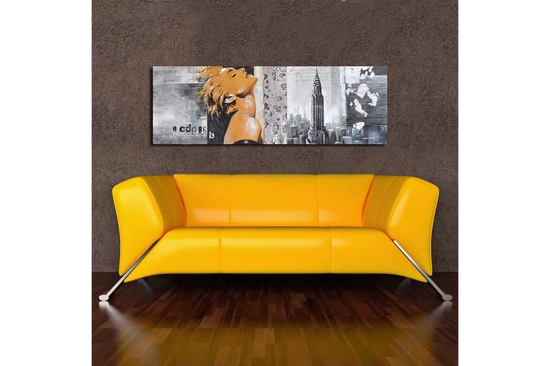 Koristeellinen Canvastaulu 30x90 cm - Monivärinen - Sisustustuotteet - Taulu & taide - Canvas-taulu