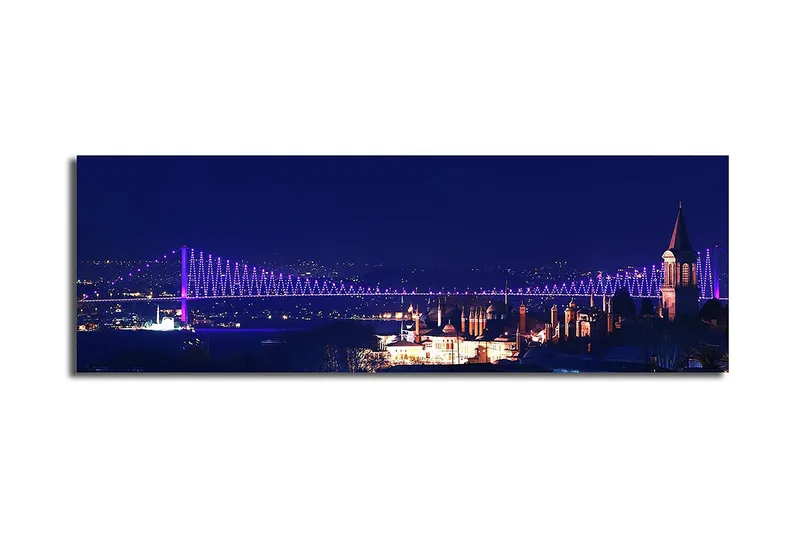 Koristeellinen Canvastaulu 30x90 cm, Monivärinen