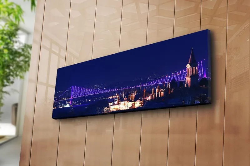 Koristeellinen Canvastaulu 30x90 cm - Monivärinen - Sisustustuotteet - Taulu & taide - Canvas-taulu