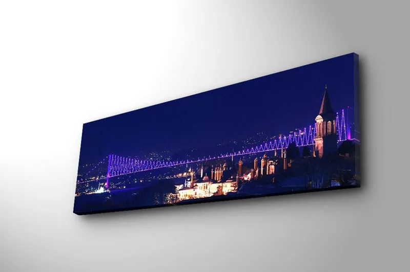 Koristeellinen Canvastaulu 30x90 cm - Monivärinen - Sisustustuotteet - Taulu & taide - Canvas-taulu