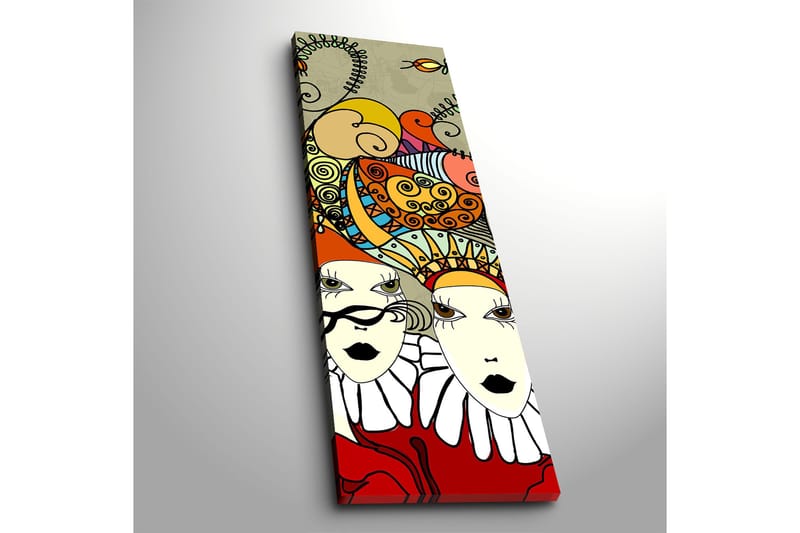 Koristeellinen Canvastaulu 30x90 cm - Monivärinen - Sisustustuotteet - Taulu & taide - Canvas-taulu