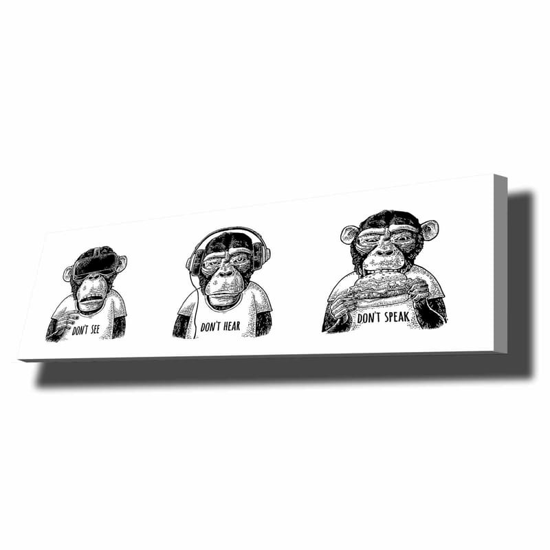 Koristeellinen Canvastaulu 30x90 cm, Monivärinen