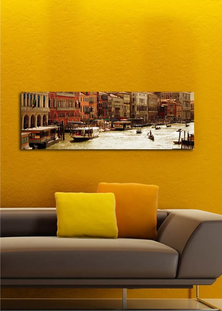 Koristeellinen Canvastaulu 30x90 cm - Monivärinen - Sisustustuotteet - Taulu & taide - Canvas-taulu