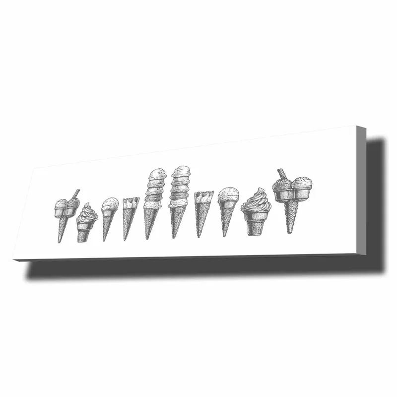 Koristeellinen Canvastaulu 30x90 cm, Monivärinen