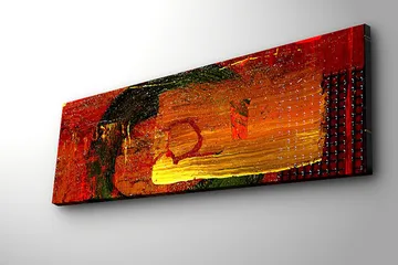 Koristeellinen Canvastaulu 30x90 cm - Monivärinen - Sisustustuotteet - Taulu & taide - Canvas-taulu