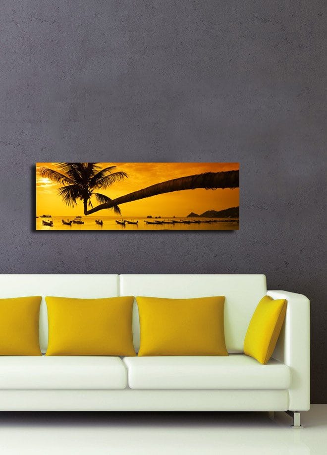 Koristeellinen Canvastaulu 30x90 cm - Monivärinen - Sisustustuotteet - Taulu & taide - Canvas-taulu