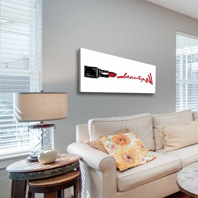 Koristeellinen Canvastaulu 30x90 cm - Monivärinen - Sisustustuotteet - Taulu & taide - Canvas-taulu