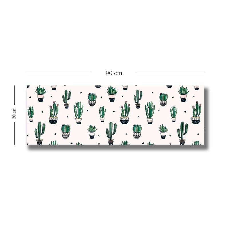 Koristeellinen Canvastaulu 30x90 cm - Monivärinen - Sisustustuotteet - Taulu & taide - Canvas-taulu