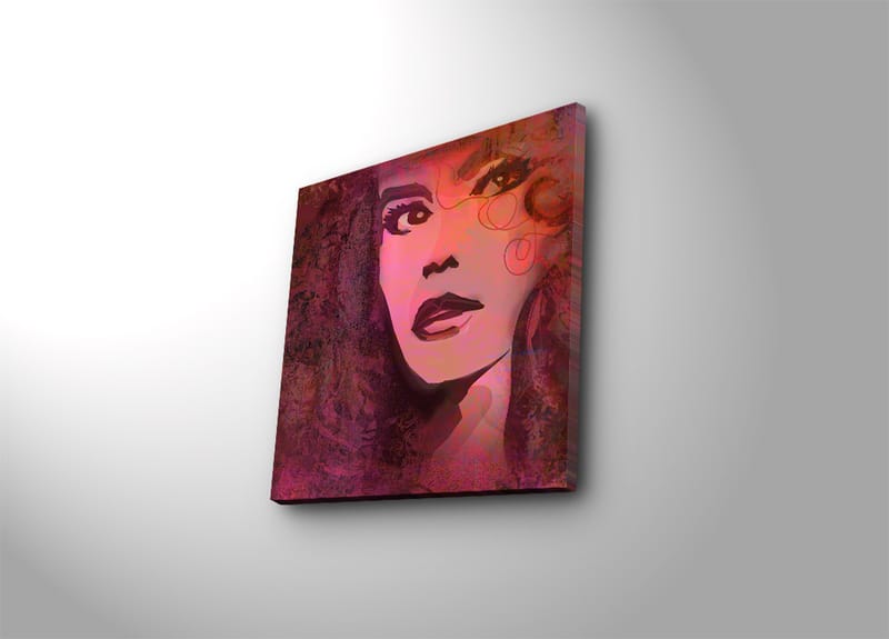 Koristeellinen Canvastaulu 45x45 cm - Monivärinen - Sisustustuotteet - Taulu & taide - Canvas-taulu