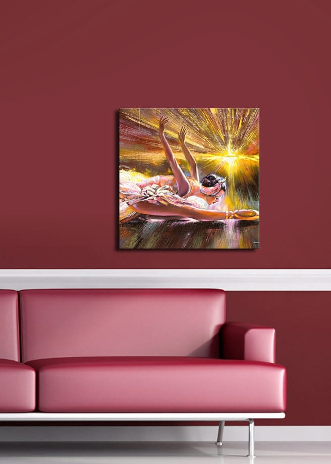 Koristeellinen Canvastaulu 45x45 cm - Monivärinen - Sisustustuotteet - Taulu & taide - Canvas-taulu