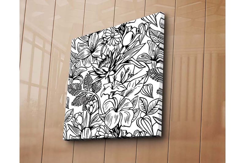 Koristeellinen Canvastaulu 45x45 cm - Monivärinen - Sisustustuotteet - Taulu & taide - Canvas-taulu