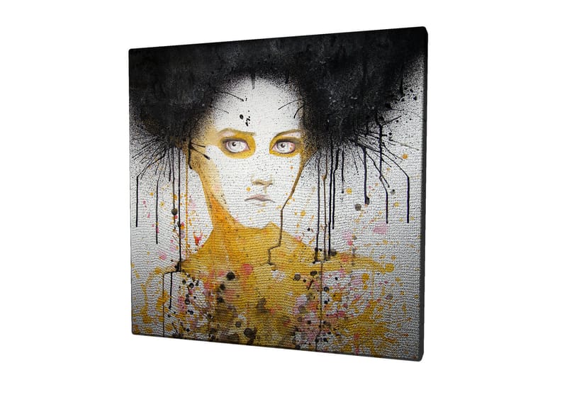 Koristeellinen Canvastaulu 45x45 cm - Monivärinen - Sisustustuotteet - Taulu & taide - Canvas-taulu