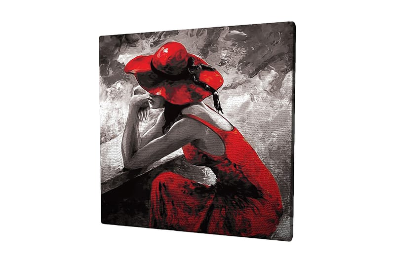 Koristeellinen Canvastaulu 45x45 cm - Monivärinen - Sisustustuotteet - Taulu & taide - Canvas-taulu