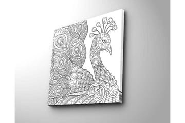 Koristeellinen Canvastaulu 45x45 cm - Monivärinen - Sisustustuotteet - Taulu & taide - Canvas-taulu